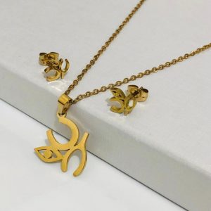 Conjunto económico acero inoxidable tres símbolos
