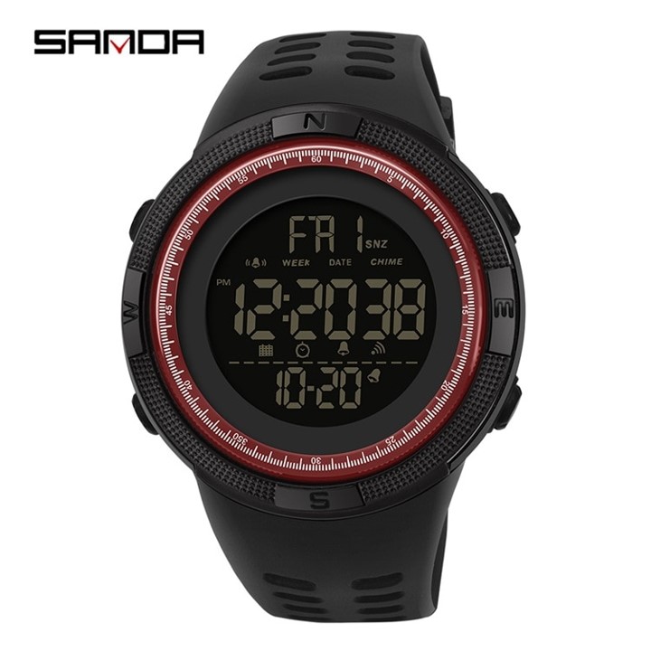 negro dial rojo