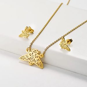 Conjunto económico acero inoxidable moda abeja