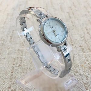 Reloj moda acero inoxidable JW brazalete plata