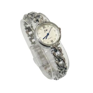 Reloj moda acero inoxidable JW brazalete color plata
