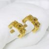 Pendientes dorados acero inoxidable