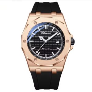Reloj Chenxy caballero rosa oro fondo negro