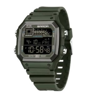 Reloj digital Sanda color verde