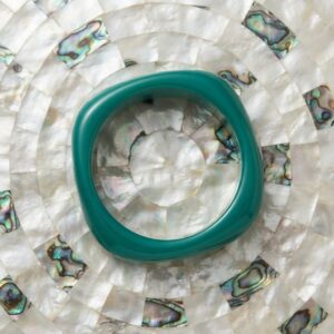 brazalete resina azul